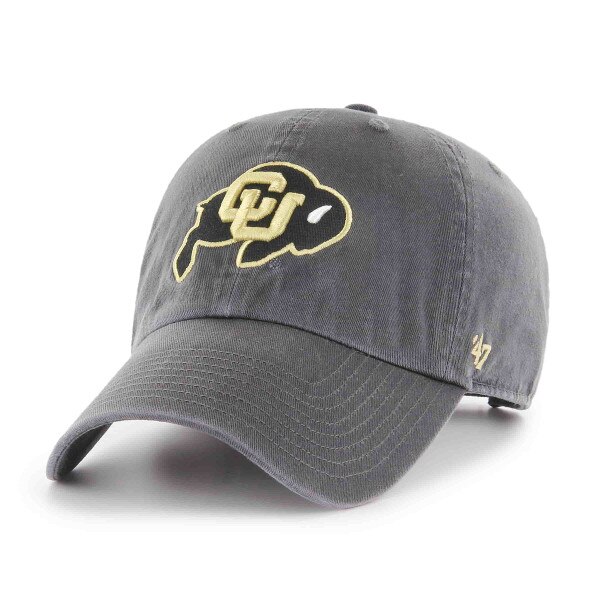 This is a dark grey hat with a large CU Buffalo logo on the front.